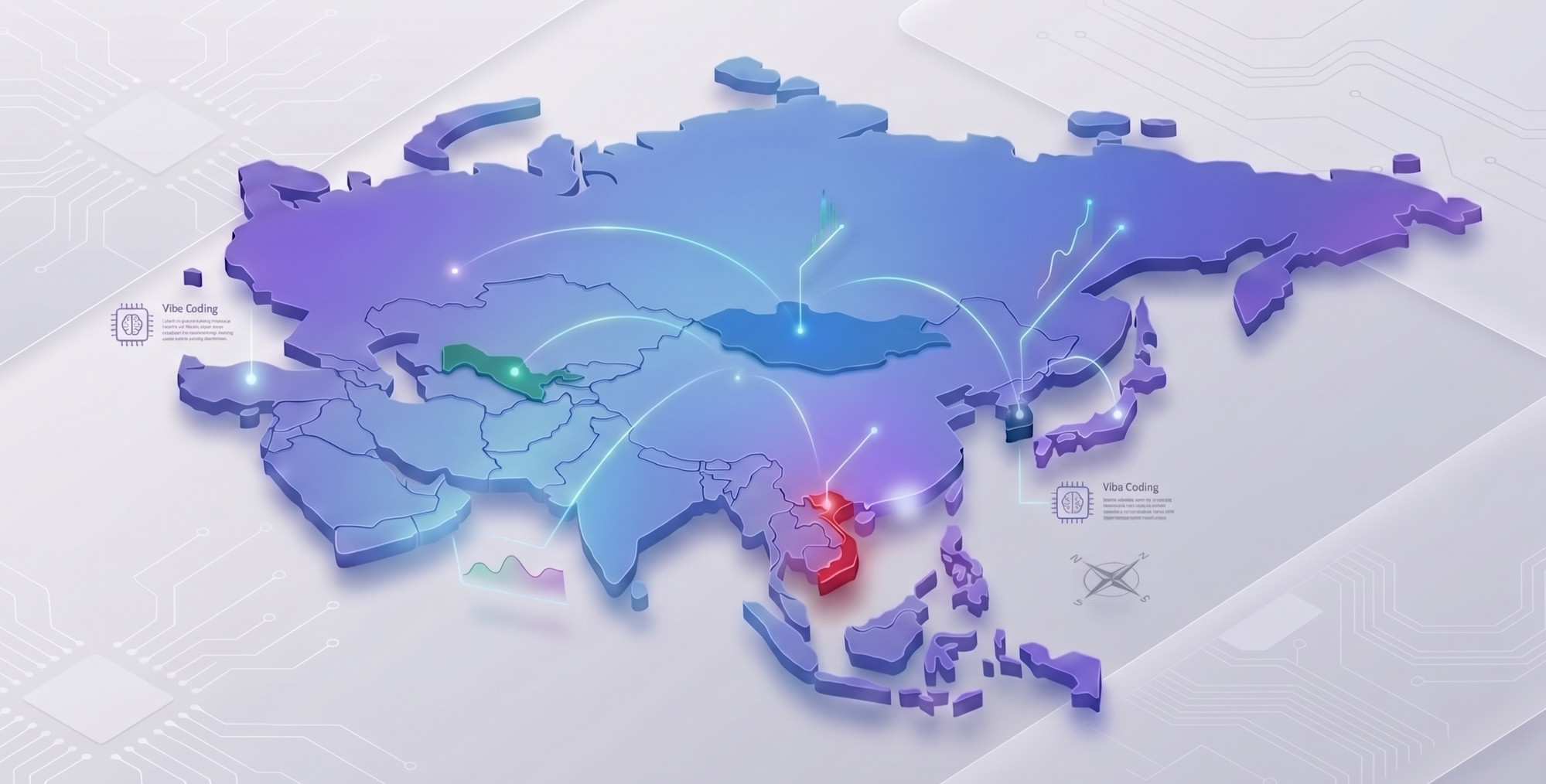 Jinie EduTech Global Network Map
