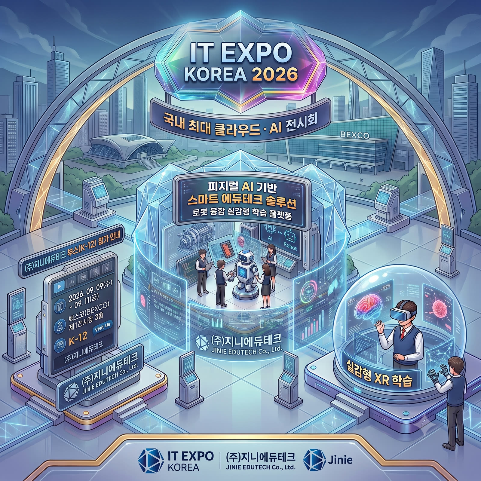지니에듀테크, K-ICT WEEK in BUSAN 2026 참가